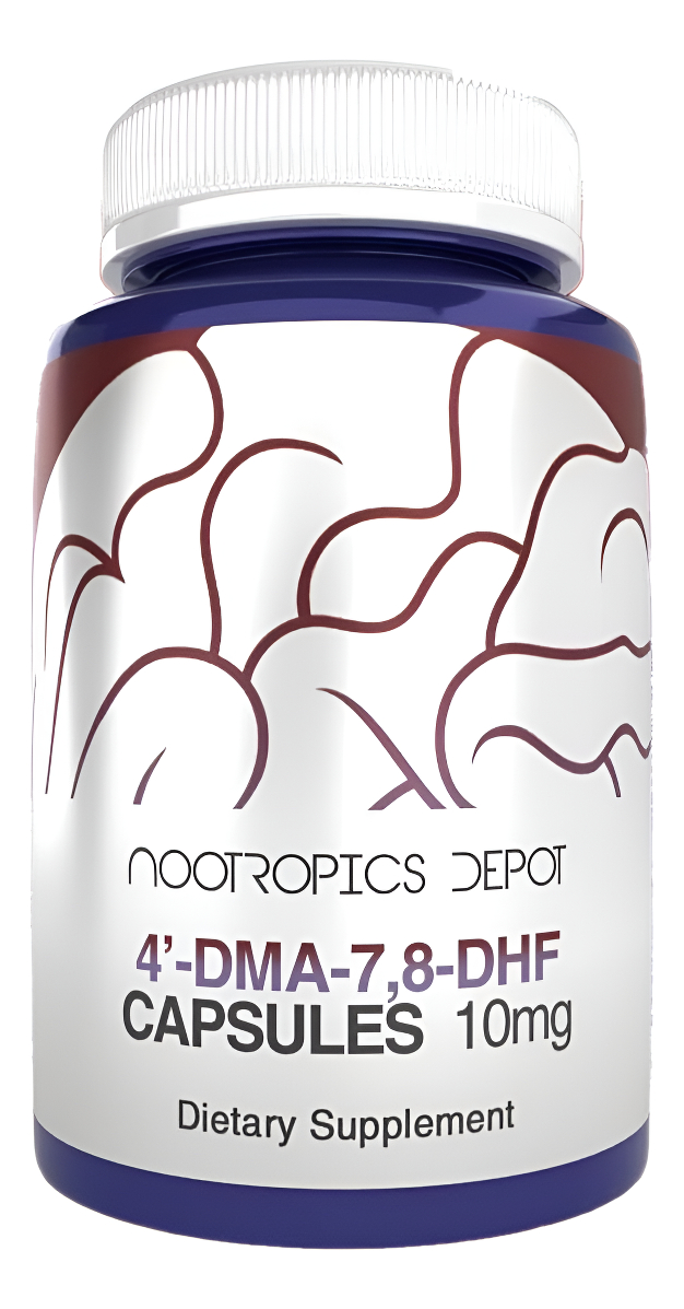 Nootropics Depot Cápsulas De Suplemento Nutricional 4'-dma-7,8-dhf | 10 Mg | 30 Unidades | 4'-dma-7,8-dihidroxiflavona