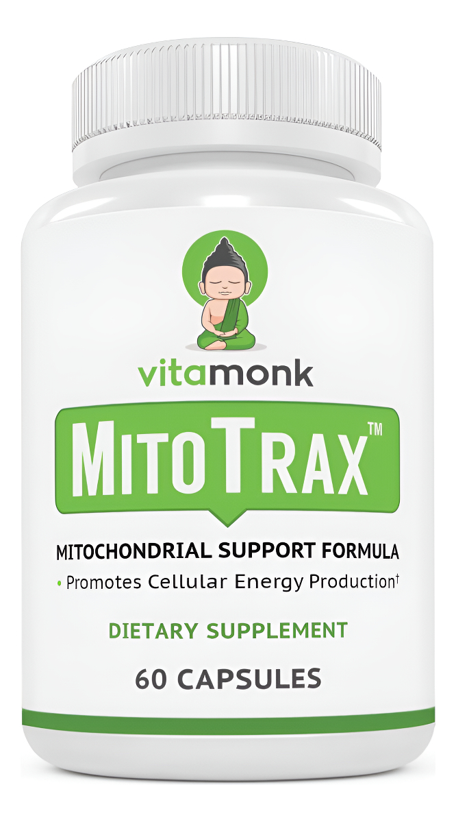 Vitamonk Mitotrax Suplemento Mitocondrial Bio-mejorado Revitaliza Y Repara Células - Biopqq - 60 Cápsulas