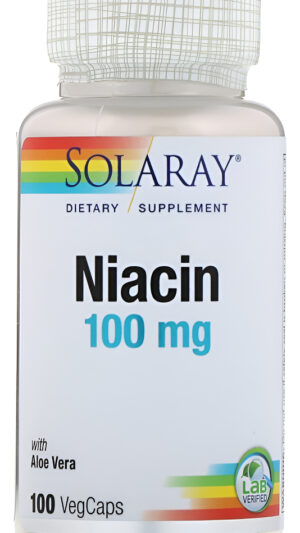 Niacina 100 Mg 100capsulas Capsulas Relajacion Total