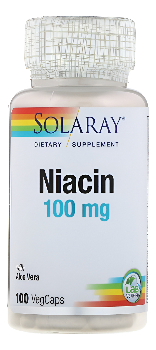 Niacina 100 Mg 100capsulas Capsulas Relajacion Total