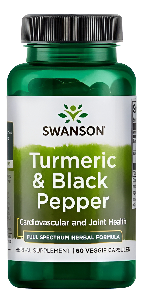 Cúrcuma Y Pimienta Negra 60 Capsulas