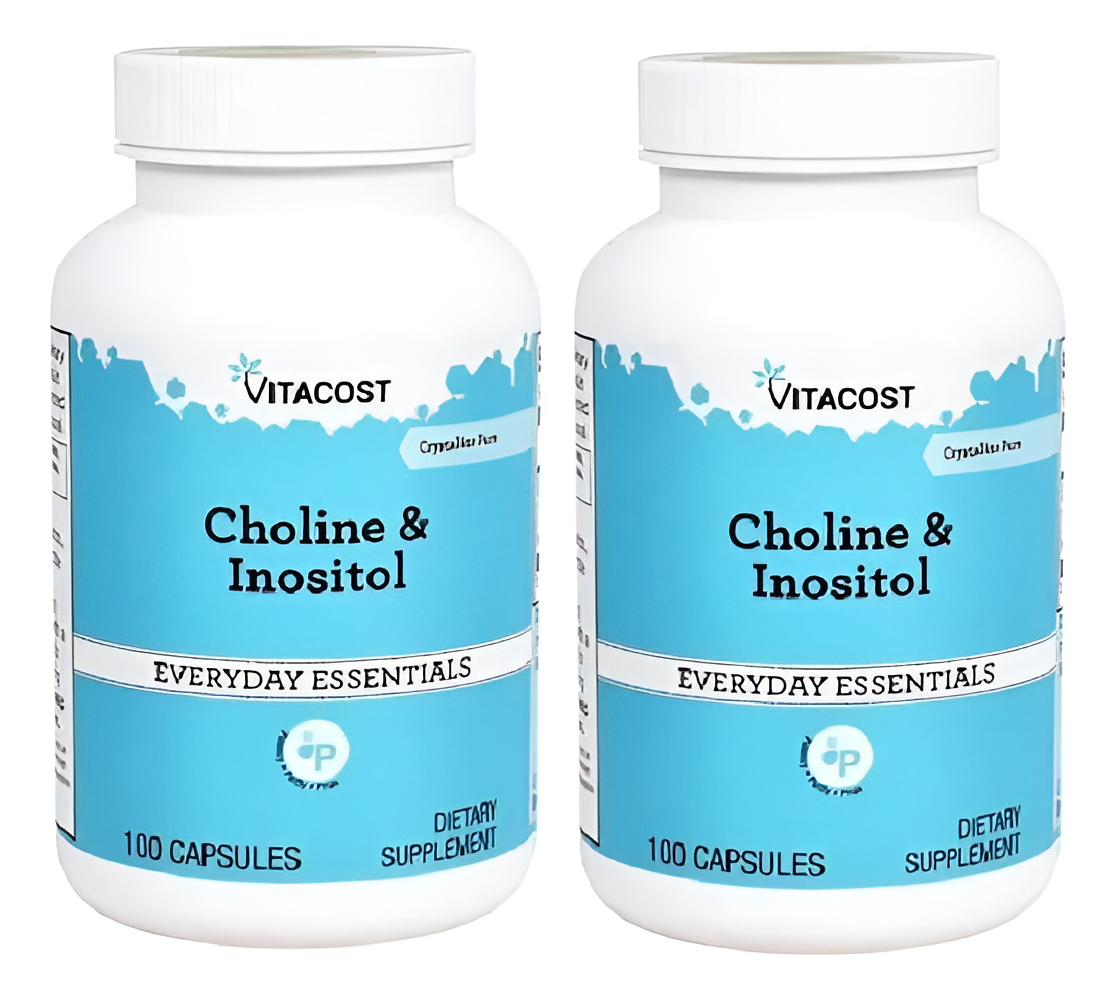 Choline E Inositol De Vitacost 200 Cápsulas