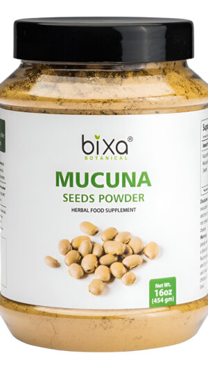 Bixa Botanical Mucuna Pruriens Powder (velvet Bean Powder/kapikacchu) - Tónico Natural Para Nervios Y Constructor Muscu