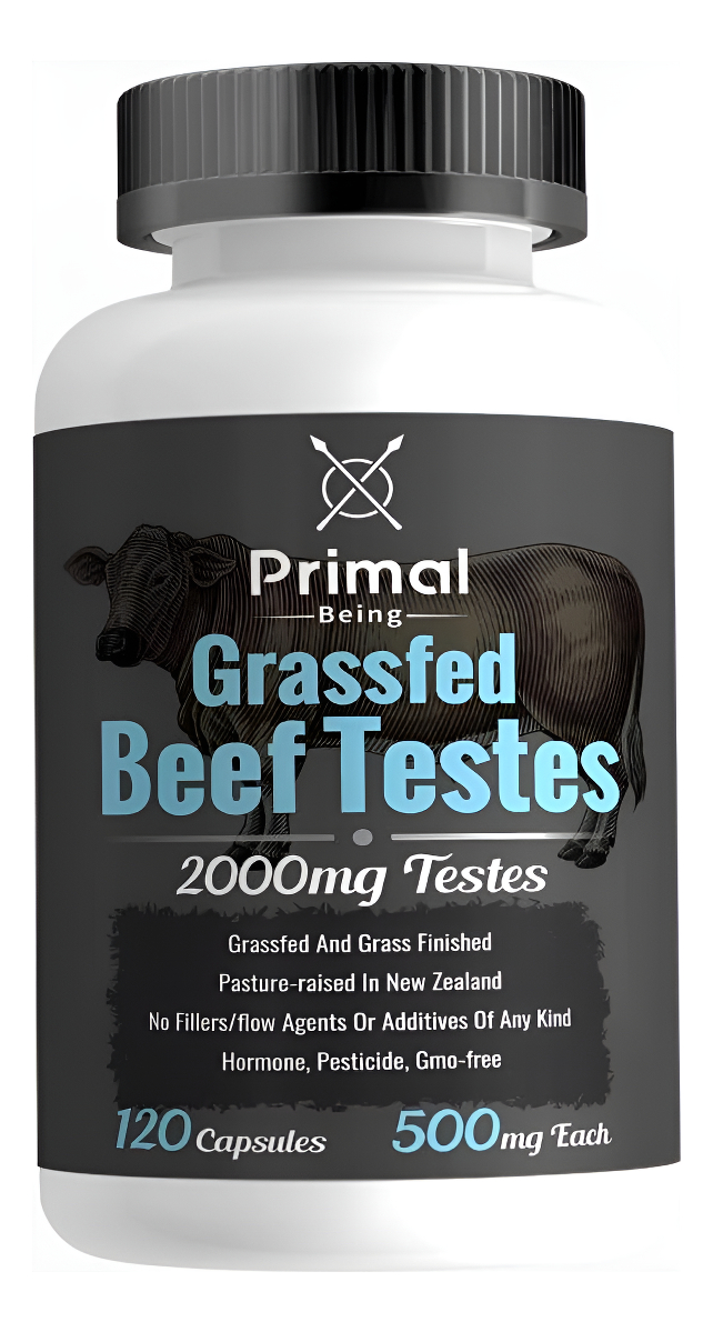 Testículos De Carne Alimentada Con Pasto, Apoya La Vitalidad, La Libido, La Salud Hormonal, La Reproducción Masculina