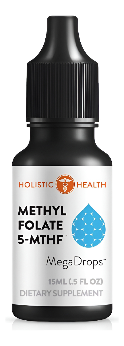 Holistic Health Methyl Folate 5-mthf Gotas Vitaminas Líquidas Suplemento De Folato Para Una Mayor Absorción Oral