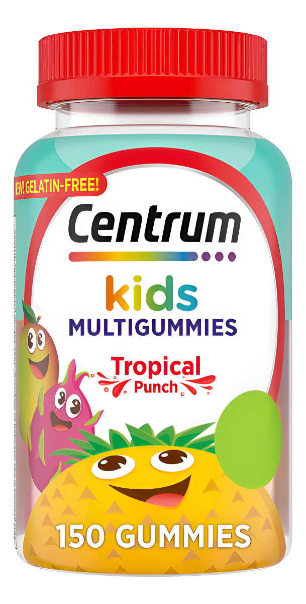 Centrum Kids Gomitas Multivitamínicas Sabor A Ponche Tropical 150 Unidades