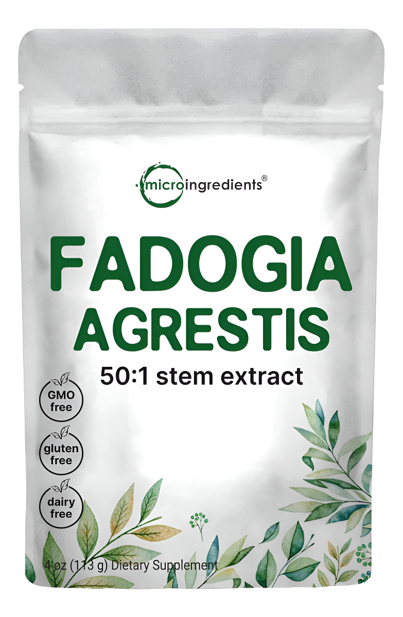 Fadogia Agrestis 600 Mg Por Porción, Extracto En Polvo 50:1, 4 Onzas, Altamente Purificado Y Biodisponible, Probado Por