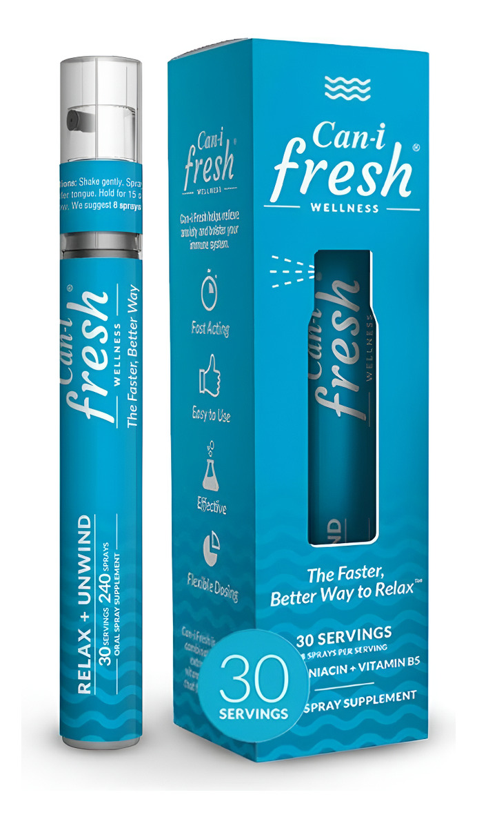 Apoya La Relajación Y La Calma | Spray Oral De Acción Rápida | Alivio Natural Para Adultos | Suplemento Gaba Con L-tean