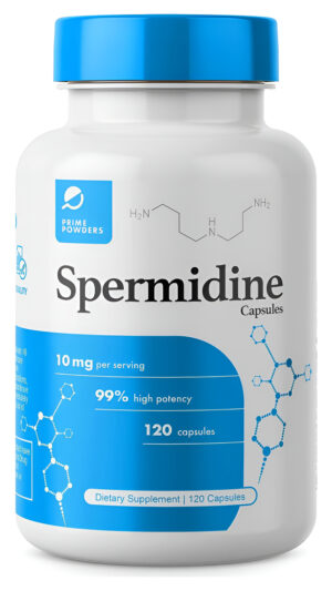 Cápsulas De Espermidina 99% Concentración 100 Veces Más Potente Que El Extracto De Germen De Trigo Para Soporte De Teló