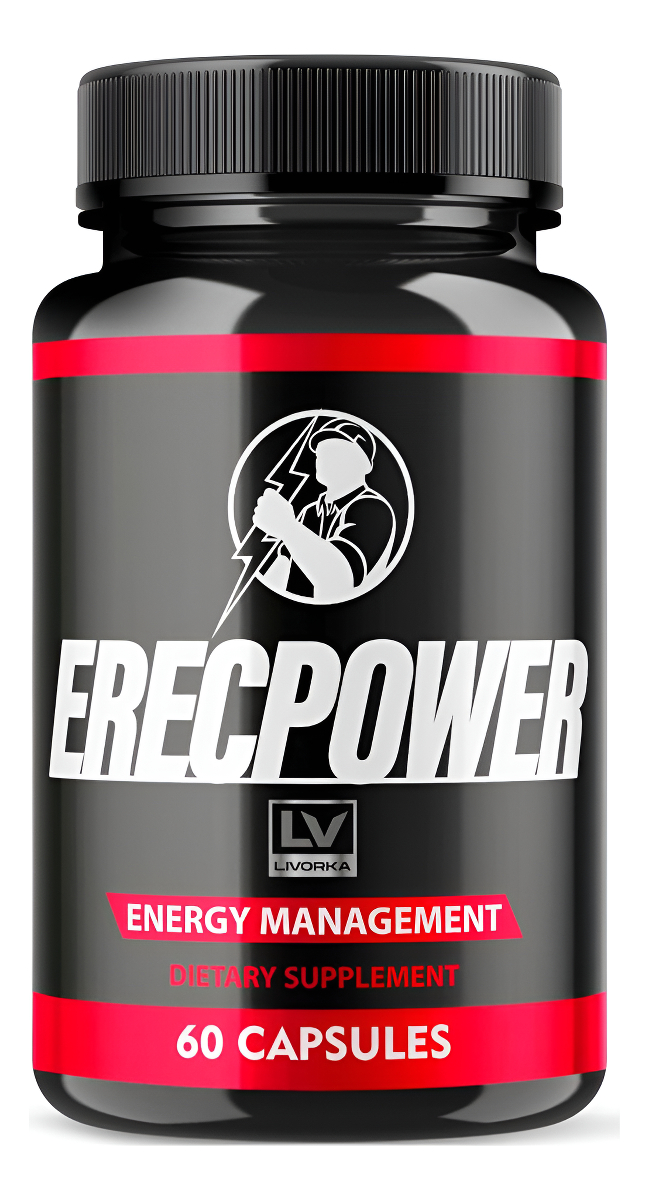 Erecpower Capsules, Erecpower, Píldoras Erecpower, Cápsulas Erecpower Natural, Fórmula Erecpower 1152mg Por Botella, 60