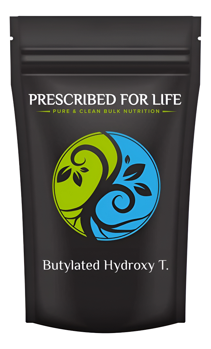 Prescribed For Life Bht Powder | Hidroxitolueno Butilado En Polvo Para La Conservación De Alimentos | Vegano, Sin Glute