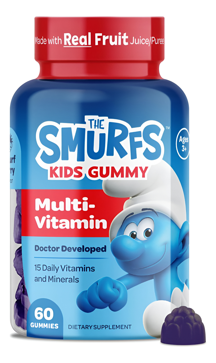 Vitaburst Los Pitufos Gomitas Multivitamínicas Para Niños 60 Unidades