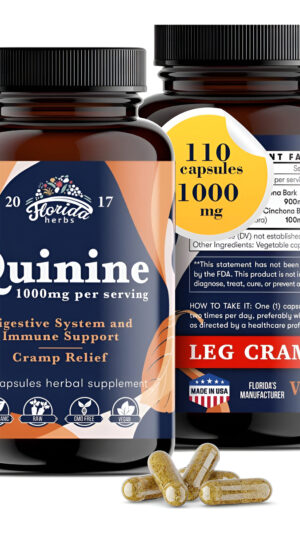 Pastillas Orgánicas Para Apoyar Los Calambres En Las Piernas, 1000 Mg, Tabletas De Quinina Para Defensa De Calambres, S