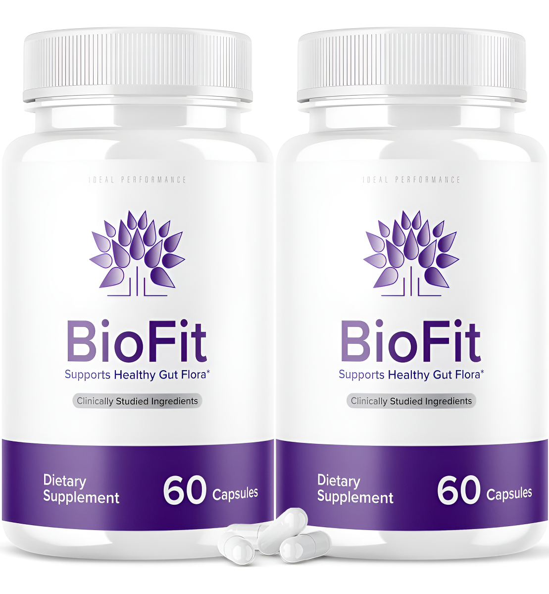 Ideal Performance Biofit - Suplemento Bio Fit Con Pastillas Probióticas (2 Botellas)