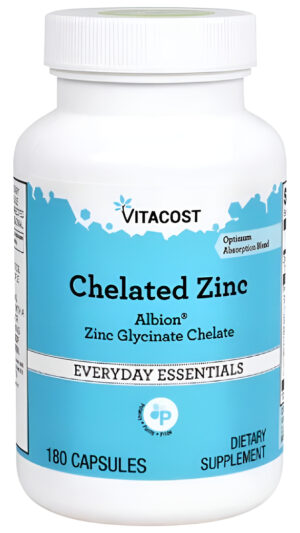 Zinc Glycinate Enzima Prebiotic -  180 Capsules