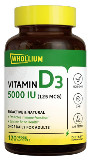 Vitamina D3 5000 Iu Whollium