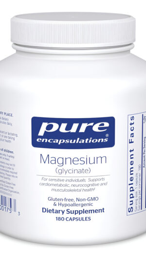 Pure Encapsulations Glicinato De Magnesio 180 Cápsulas