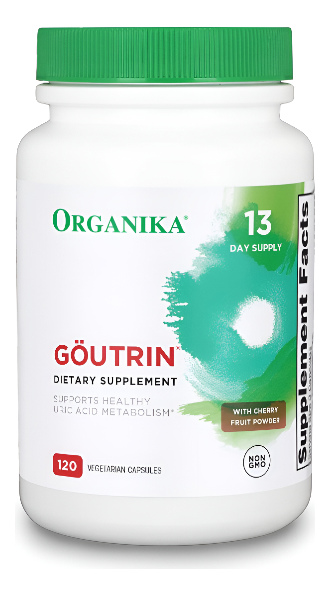 Organika Goutrin - Ayuda En El Alivio De Los Síntomas De La Gota, Ayuda Al Metabolismo Del Ácido Úrico, Apoyo Articular