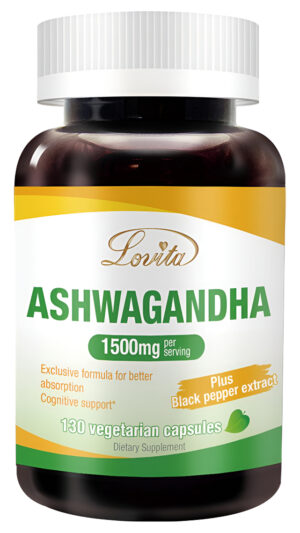 Ksm-66 Ashwagandha | Equivalente Altamente Concentrado De 22,500 Mg | 5% De Withanolide | 95% De Piperina De Pimienta N