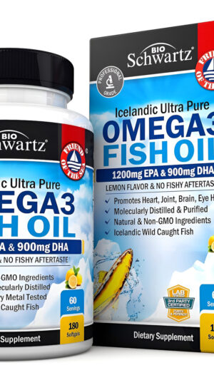 Bioschwartz Suplemento De Omega-3 180 Cápsulas