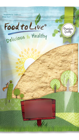 Food To Live Maca En Polvo Amarilla, 8 Libras  Raíz De Maca Molida Cruda, Vegana, Kosher, Keto, No Gelatinizada, A Gra