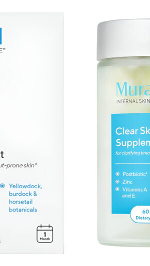 Murad Suplemento Para La Piel Clara - Suplementos Para Piel Propensa Al Acné - Suplemento De Belleza De Biotina, Zinc Y