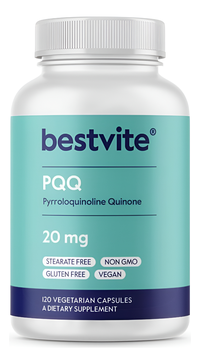Bestvite Pqq 20 Mg (pirroloquinolina Quinona) (120 Cápsulas Vegetarianas) - Sin Estearatos - Vegano - Sin Omg - Sin Glu