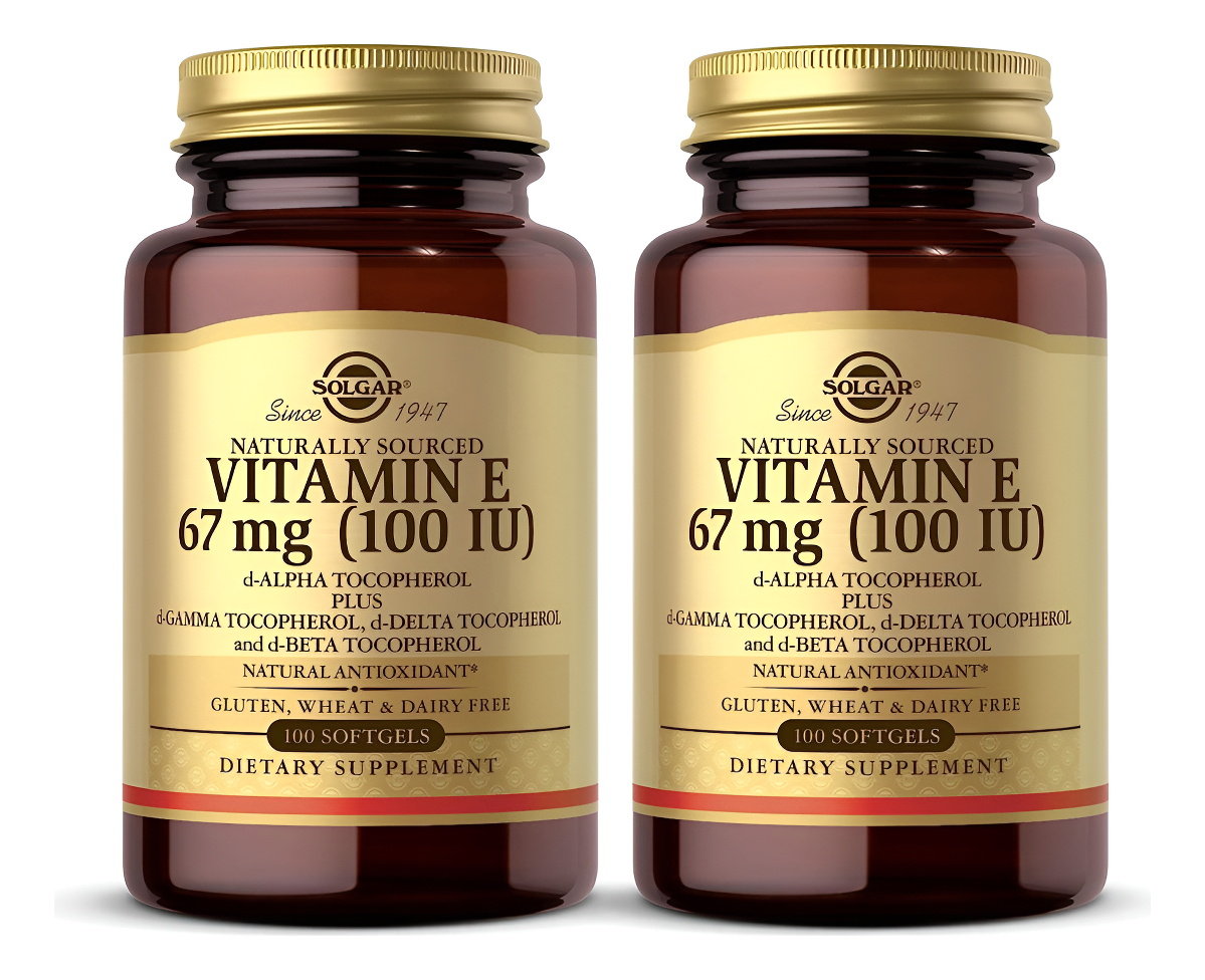 Solgar Vitamina E 67 Mg (100 Ui), 100 Softgels Mixtas Paqu