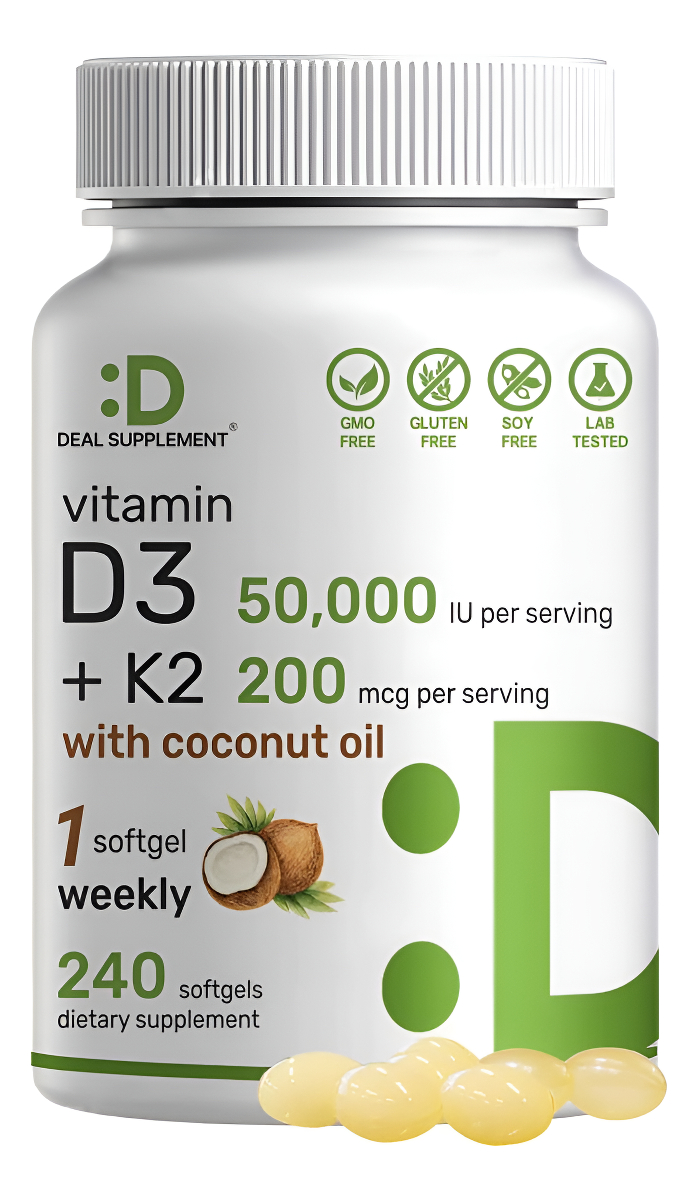 Deal Supplement Vitamina D3+k2