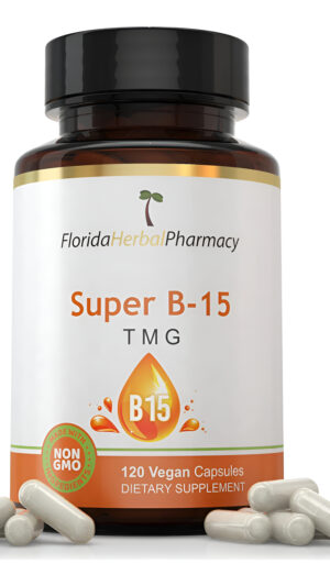 Florida Herbal Pharmacy, Super B-15 Tmg (120 Cápsulas) Ácido Pangámico