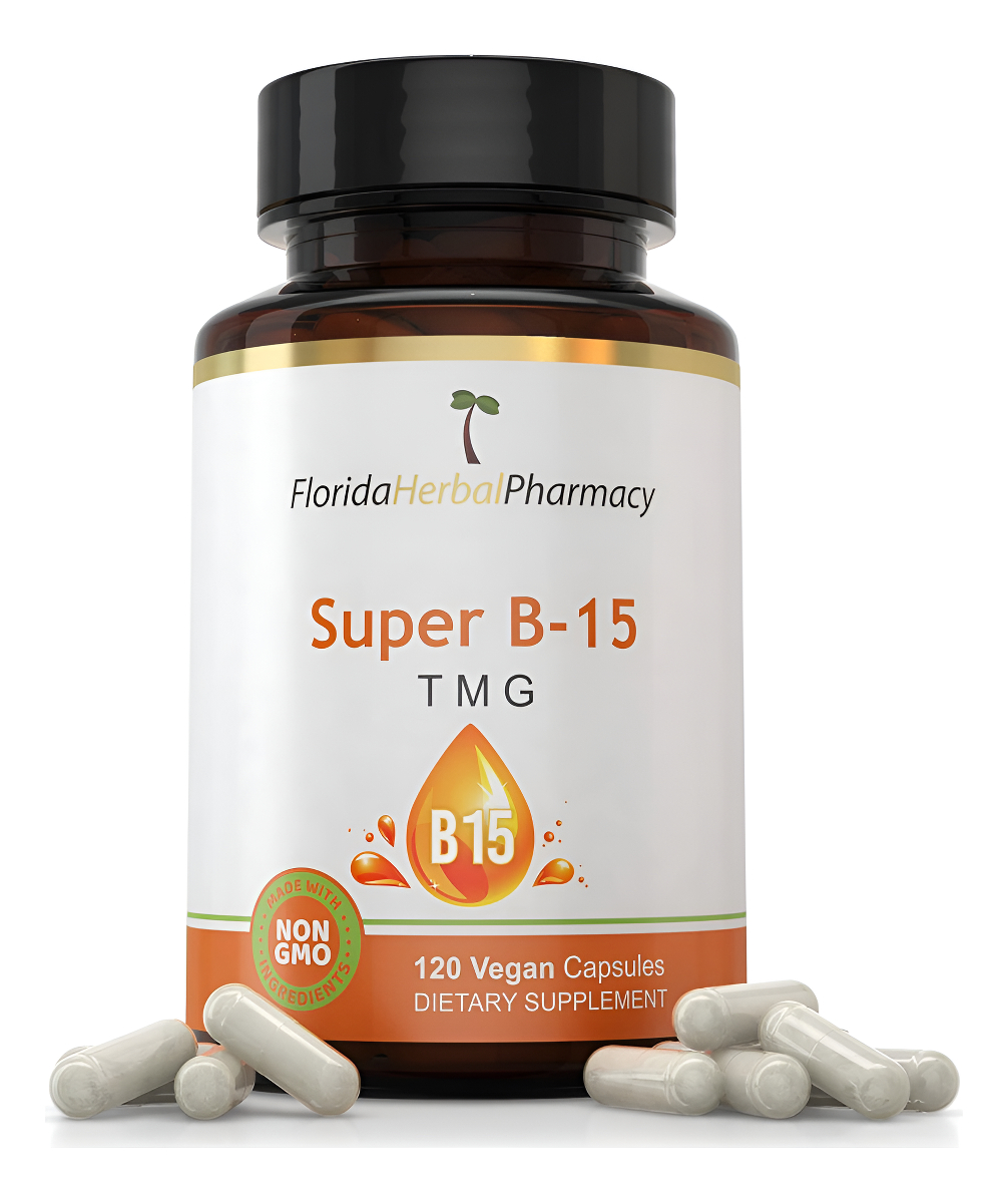 Florida Herbal Pharmacy, Super B-15 Tmg (120 Cápsulas) Ácido Pangámico