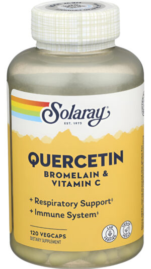 Qbc Plex Quercetin Bromelain Complejo Vitamina C Por Solaray  120 cápsulas, 076280044676, 120, 1