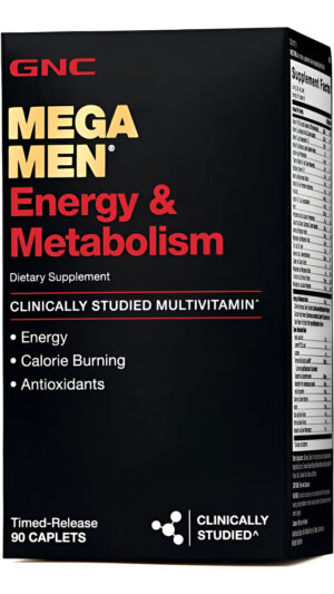 Gnc Mega Men Energy & Metabolism Multivitamínico - 90 Cápsulas (45 Porciones)