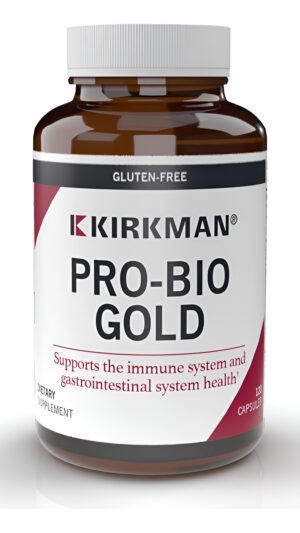 Kirkman - Pro-bio Gold - 120 Cápsulas - Apoya La Salud Inmunológica - Ayuda Digestiva Con Probióticos - Hipoalergénico