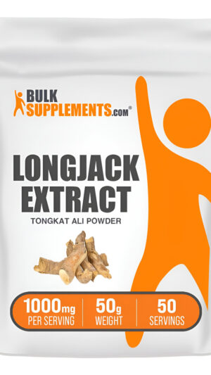 Bulksupplements Extracto De Tongkat Ali (longjack) En Polvo, Natural, Sin Gluten, 1,76 Oz.
