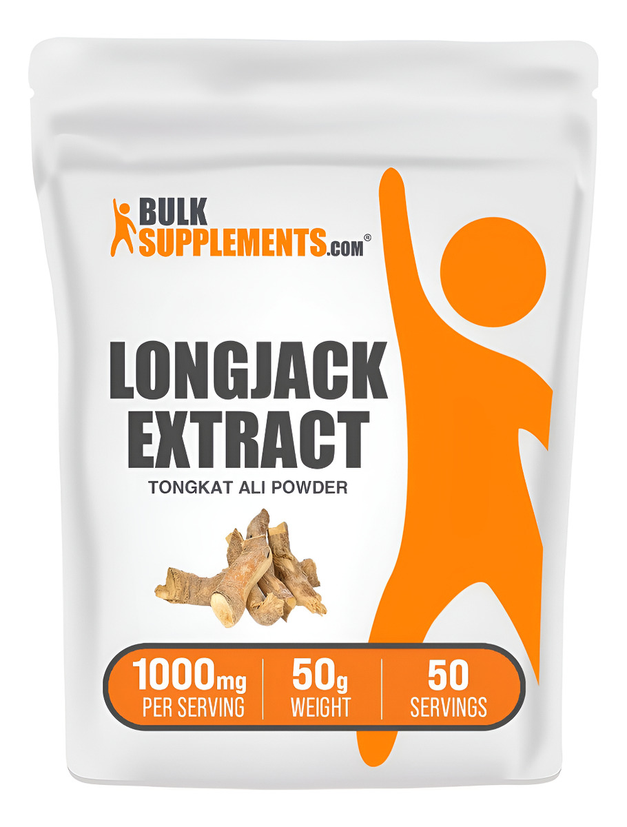 Bulksupplements Extracto De Tongkat Ali (longjack) En Polvo, Natural, Sin Gluten, 1,76 Oz.