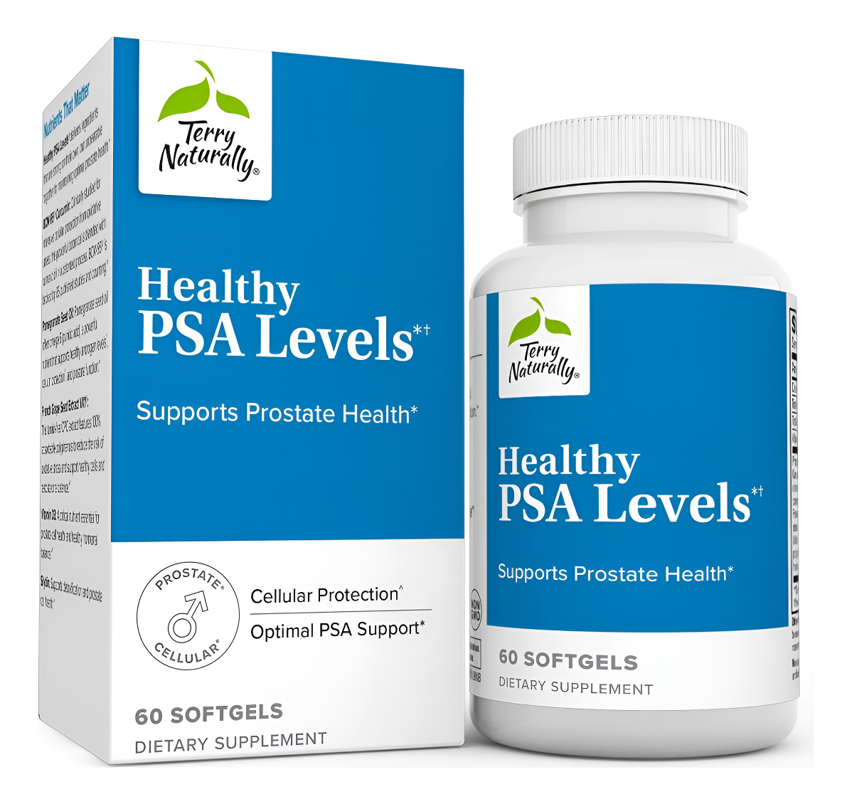 Terry Naturally Niveles Saludables De Psa - 60 Cápsulas Blandas - Apoya La Salud De La Próstata - Sin Omg, Sin Gluten