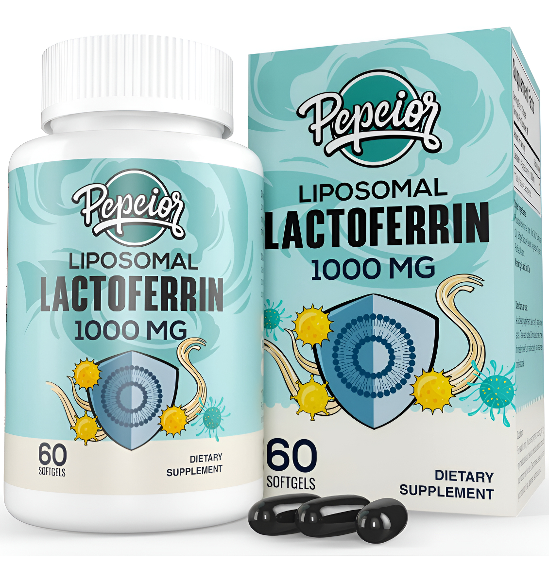Lactoferrina Liposomal 1000 Mg Dieta Lactoferrina Maximizada Un Componente En El Calostro Para Absorción De Hierr