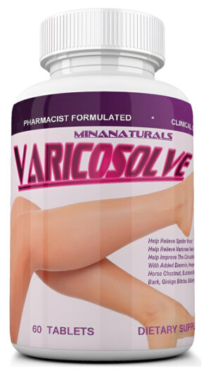 Varicosolve El Suplemento Natural Para Las Venas De Las Piernas. 60 Tabletas