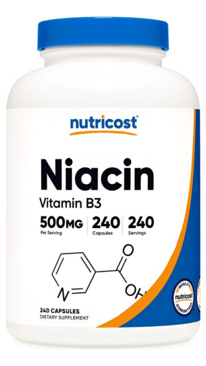 Suplemento Niacina Nutricost B3