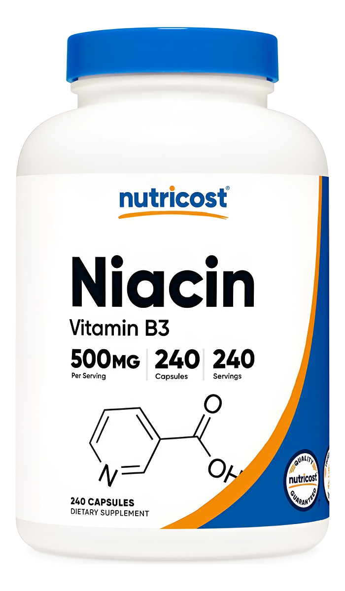 Suplemento Niacina Nutricost B3