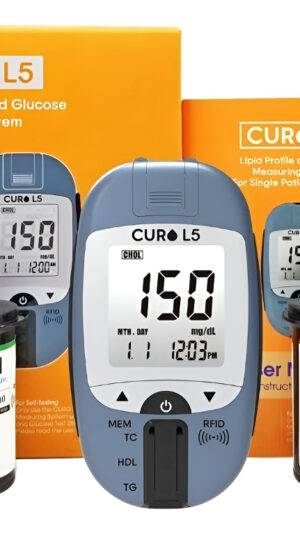 Kit De Prueba De Colesterol Y Triglicéridos - Curo L5