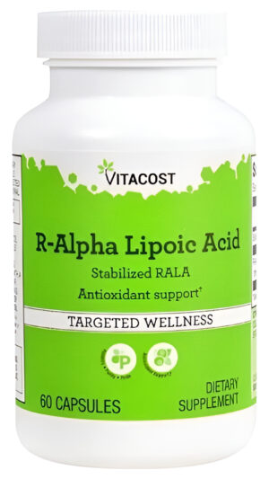 R-alpha, Ácido Lipoico, Estabilizado 80 Mg  60 Cápsulas