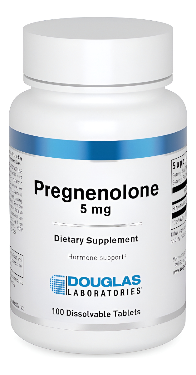 Douglas Laboratories - Pregnenolona 5 Mg. - Apoya El Cerebro Y El Sistema Nervioso* - 100 Tabletas