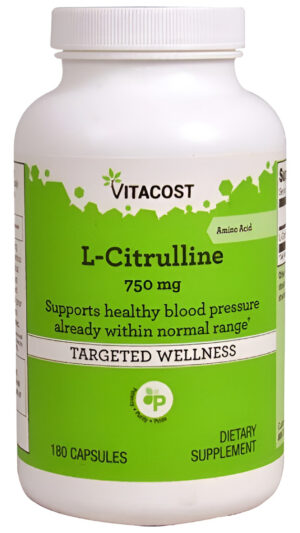 L Citrulina - 750 Mg  - 180 Cápsulas
