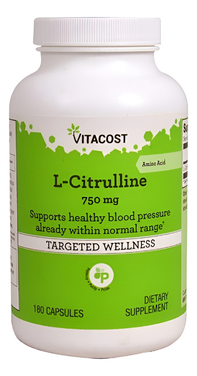 L Citrulina - 750 Mg - 180 Cápsulas