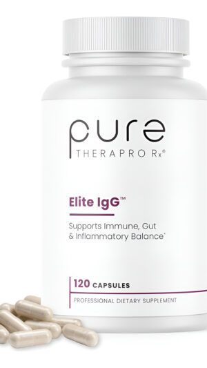 Pure Therapro Rx Suplemento De Inmunoglobulina Igg Elite | 1100+ Mg De Inmunoglobulinas Derivadas De Suero Igg, Iga E I