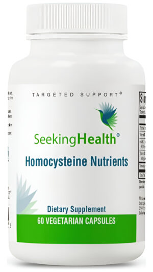 Seeking Health Homocystex Plus, 60 Cápsulas, Complejo De Vitamina B, Vitaminas Del Complejo B Activo, Nivel De Homocist