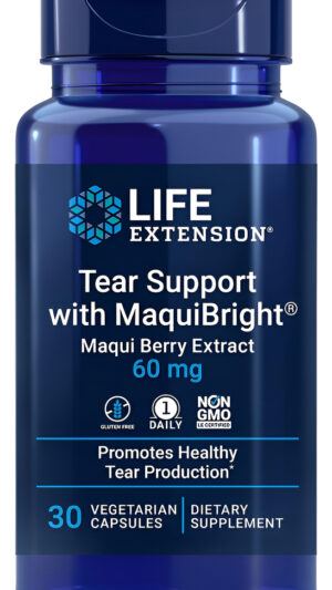 Life Extension Maquibright - Suplemento De Salud Ocular Con Extracto De Bayas De Maqui Para Ojos Secos, Fórmula De Prod