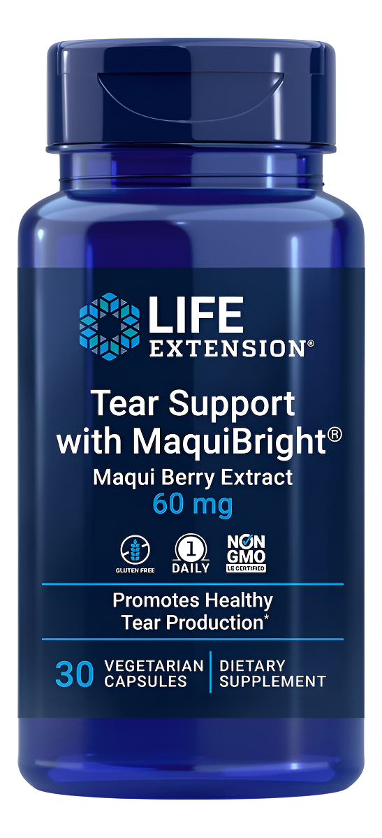 Life Extension Maquibright - Suplemento De Salud Ocular Con Extracto De Bayas De Maqui Para Ojos Secos, Fórmula De Prod